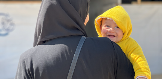 CH11339430 Sameer, 6 Months, with his mother Samah