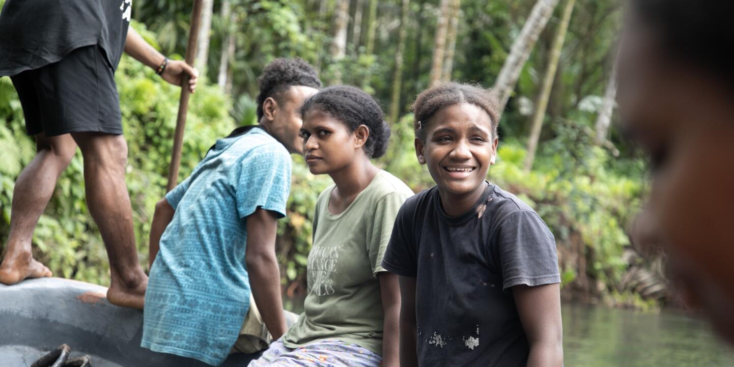 CH11454735 Lorisha, 15, in her community in Malaita, Solomon Islands.1