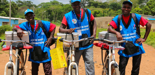 CH11026859 Community Health Workers Michel Akoto 61 Francois Kouadio 46 and Fabrice Kouadio 31