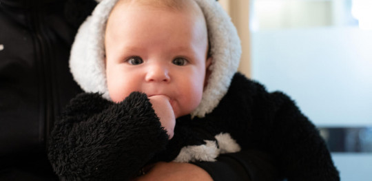 CH1667947 Ivan 5 months at the child safe space in the recpetion centre where he is staying with his mother and siblings Poland