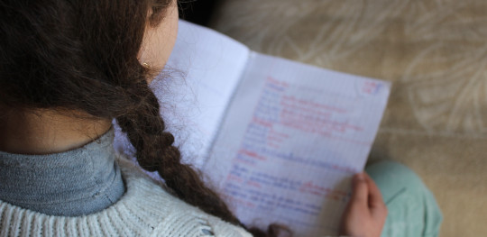 CH1763876 Jana 11 has been out of school for almost a month due to public schools strike in Lebanon