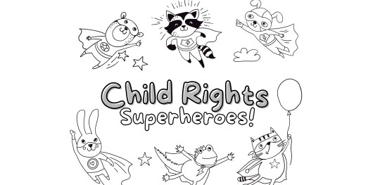 Save the Children Superhero Colouring  (500 x 350 mm)