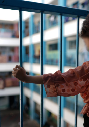 CH1909308 A child at a shelter in Gaza 1 v2