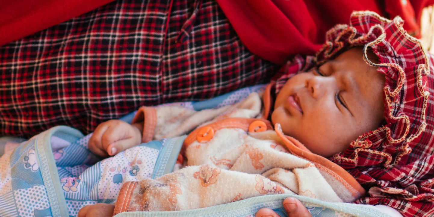 nepali mother and baby