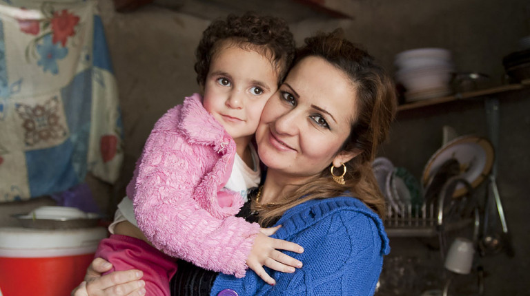 mother and daughter