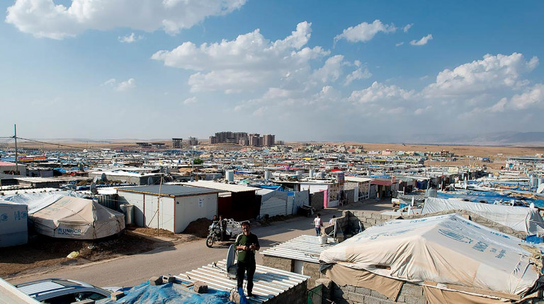 refugee camp iraq